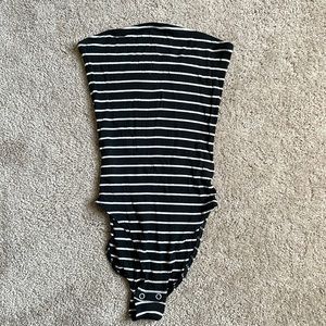 Strapless Black and White American Eagle Bodysuit - size XS